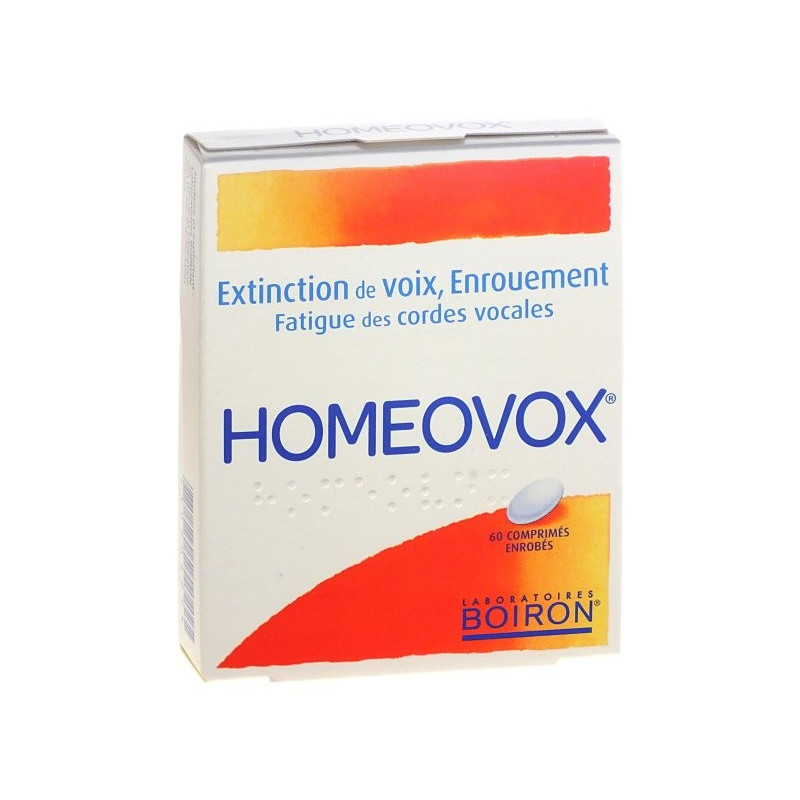 Homeovox 60 comprimés