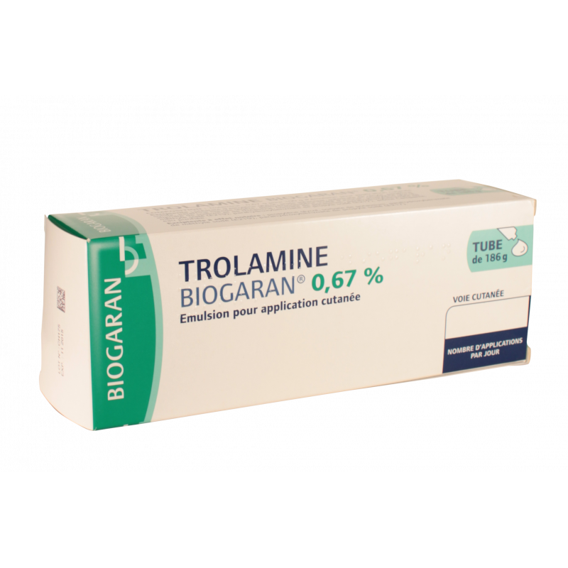 TROLAMINE BIOGARAN 0.67% TUBE 186G 