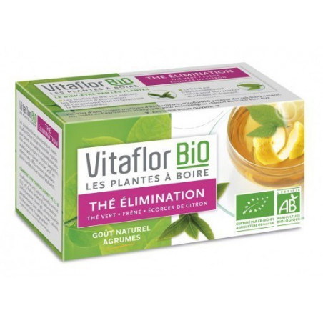 VITAFLOR BIO TISANE CONFORT RESPIRATOIRE THYM 18 SACHETS