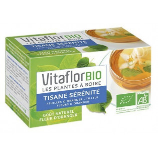 VITAFLOR ORGANIC HERBAL TEA RESPIRATORY COMFORT THYME 18 TEA BAGS