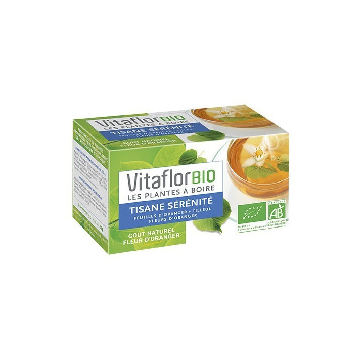 VITAFLOR BIO TISANE CONFORT RESPIRATOIRE THYM 18 SACHETS