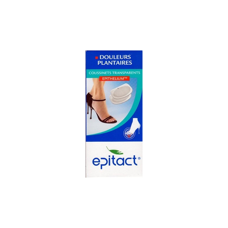 EPITACT PLANTAR PAIN PADS TRANSPARENT 1 PAIR ONE SIZE