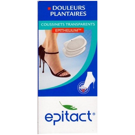 EPITACT PLANTAR PAIN PADS TRANSPARENT 1 PAIR ONE SIZE