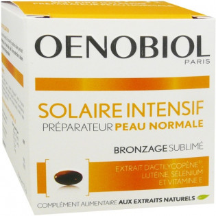 Oenobiol Solaire Intensif® Peau Normale. 30 capsules