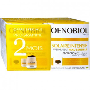 Oenobiol Solaire Intensif Nutriprotection Lot of 2 boxes of 30 capsules