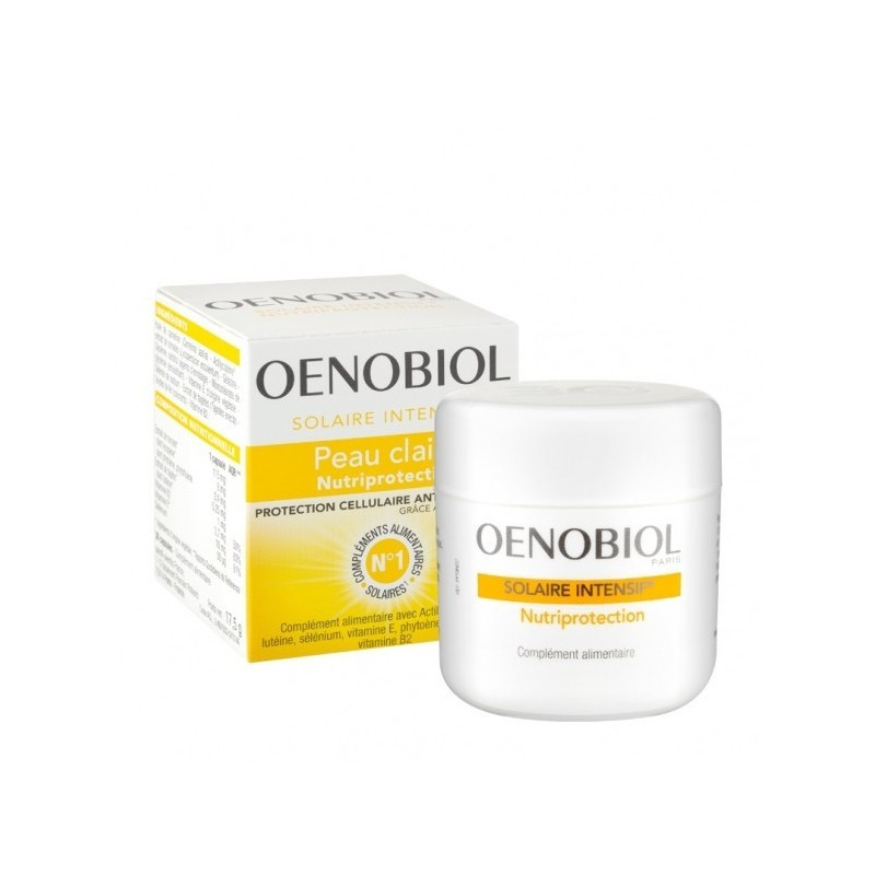 Oenobiol Solaire Intensif® Nutriprotection Peaux Claires. 30 capsules Oenobiol Solaire Intensif® Nutriprotection Peaux Claires. 30 capsules