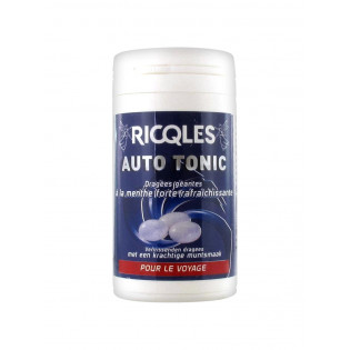 RICQLES AUTO TONIC DRAGEES GEANTES A LA MENTHE FORTE RAFRAICHISSANTE 76G 