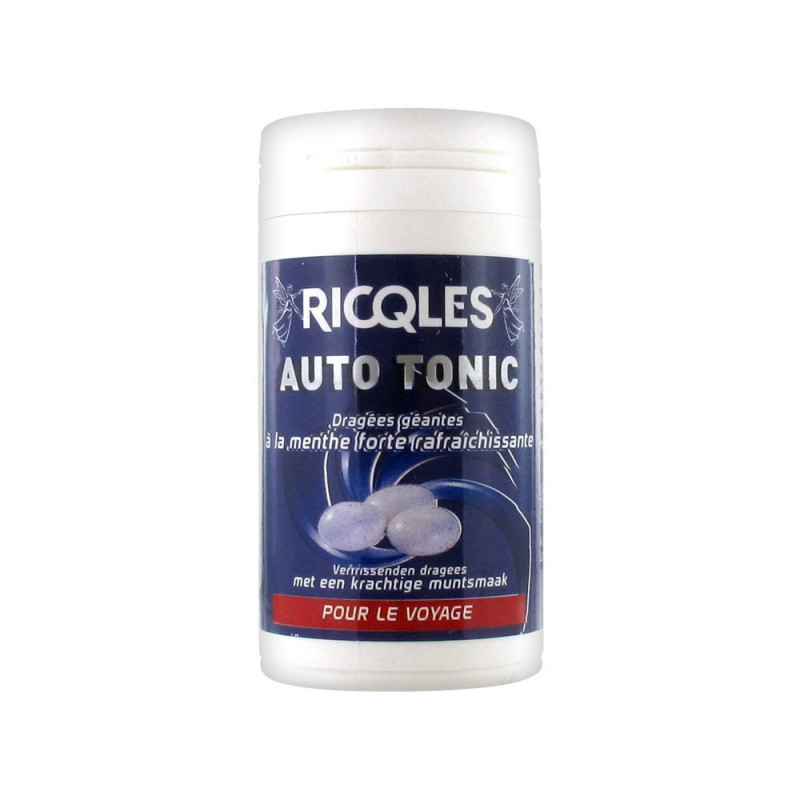 RICQLES AUTO TONIC GIANT MINT DRAGEES STRONG REFRESHING 76G 