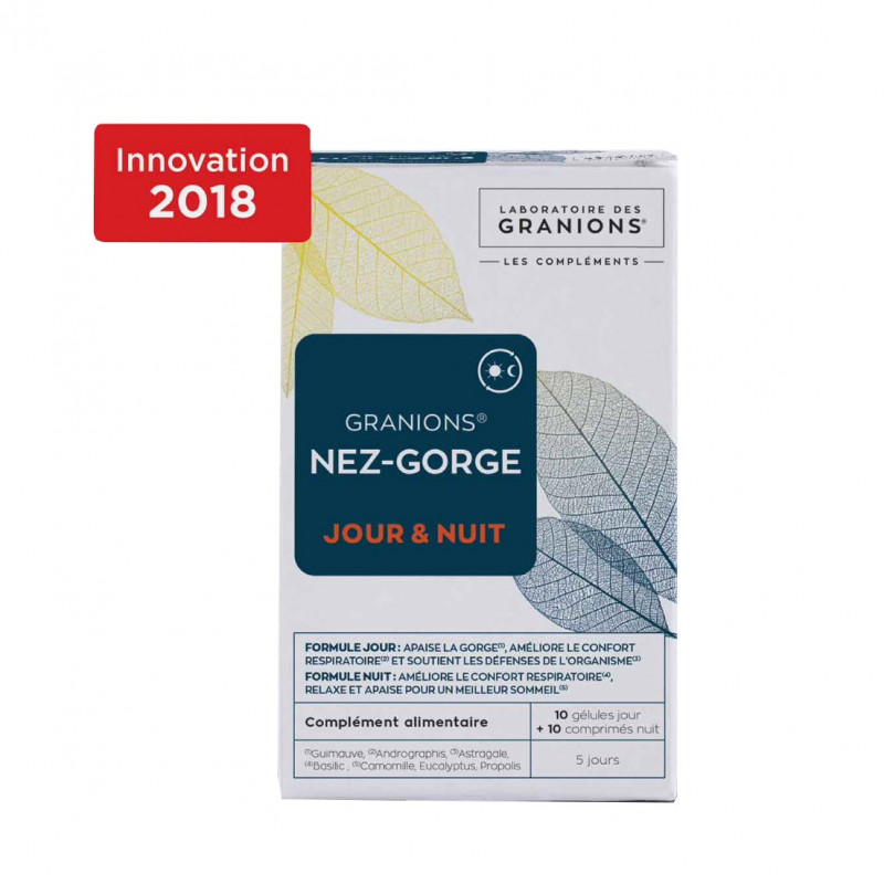 NOSE AND THROAT GRANIONS DAY AND NIGHT 5 DAYS