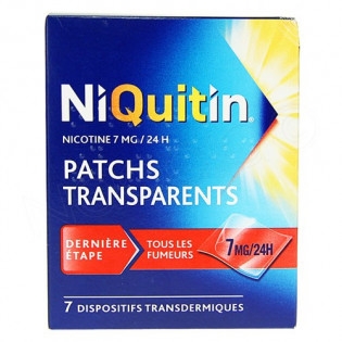 NIQUITIN PATCHS TRANSPARENTS 21MG/24H BTE DE 28