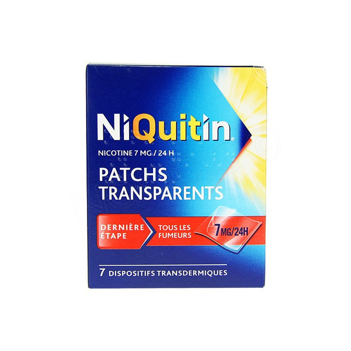 NIQUITIN PATCHS TRANSPARENTS 21MG/24H BTE DE 28