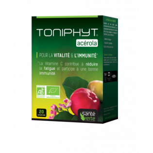 Santé Verte Toniphyt ACEROLA BIO - 20 comprimés