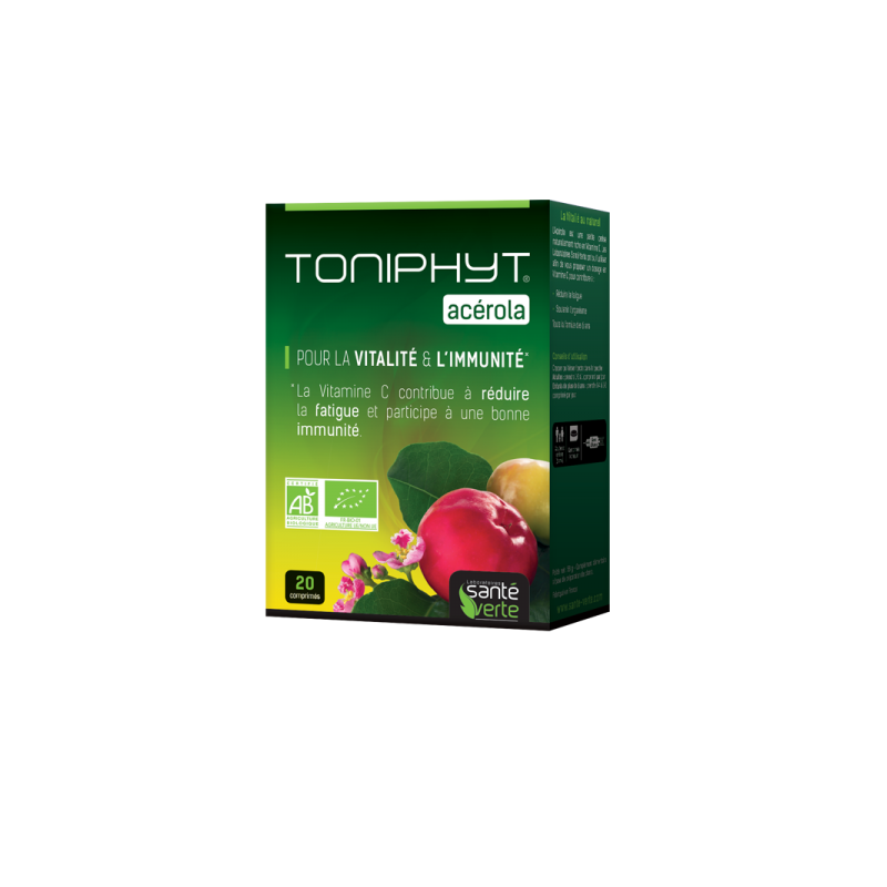 Santé Verte Toniphyt ACEROLA BIO - 20 comprimés