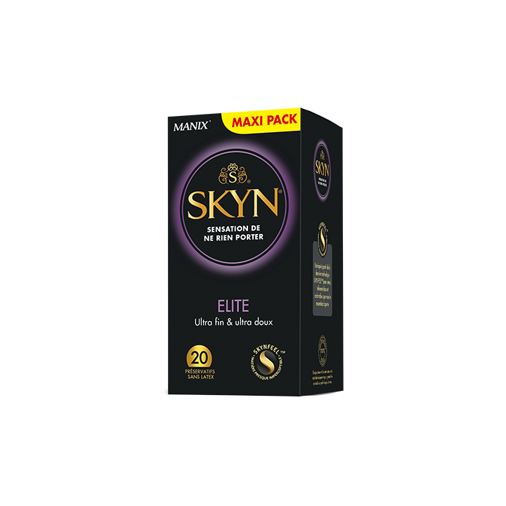 MANIX ELITE ULTRA FIN ET ULTRA DOUX 10 PRESERVATIFS SANS LATEX 