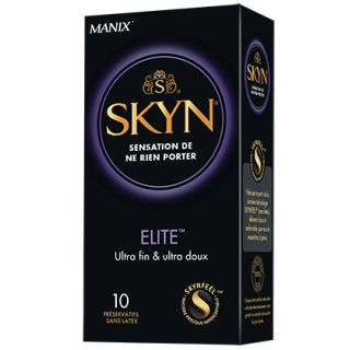 Manix SKYN Elite - Boîte de 10 préservatifs premium sans latex