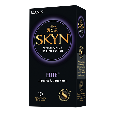 Manix SKYN Elite - Boîte de 10 préservatifs premium sans latex