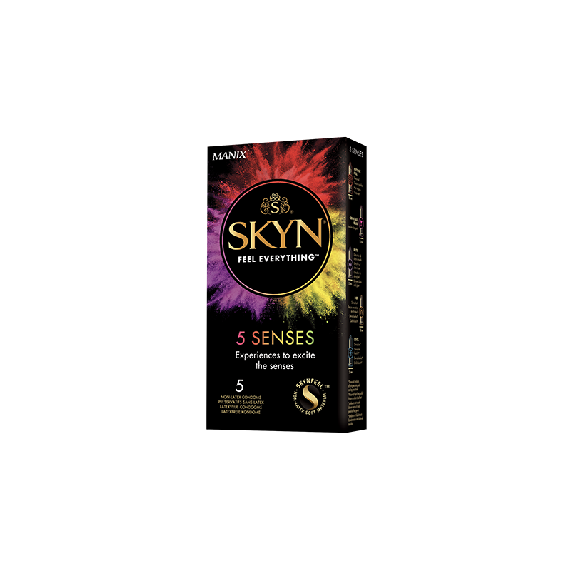 MANIX SKYN 5 Senses. 5 PRESERVATIFS SANS LATEX MANIX SKYN 5 Senses. 5 PRESERVATIFS SANS LATEX