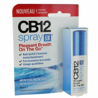 CB12 SPRAY MENTHE SANS ALCOOL 15ML 