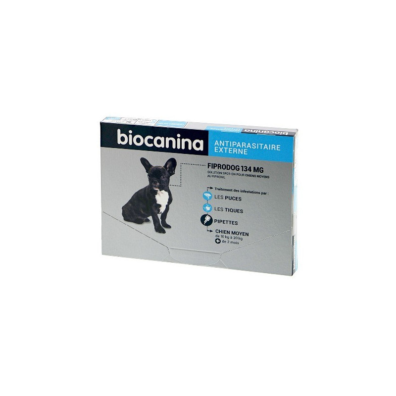 BIOCANINA FIPRODOG 67 MG SOLUTION SPOT ON PETITS CHIENS 