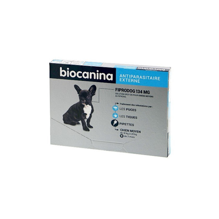 BIOCANINA FIPRODOG 67 MG SOLUTION SPOT ON SMALL DOGS 