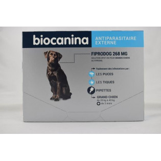 BIOCANINA FIPRODOG 67 MG SOLUTION SPOT ON SMALL DOGS 