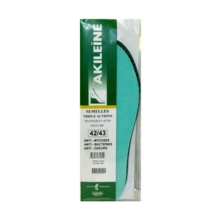 AKILEINE INSOLES SIZE 42-43 TRIPLE ACTION
