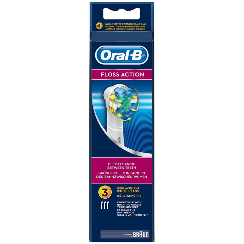 ORAL B 3 BROSSETTES CROSSACTION