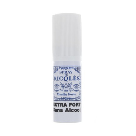 RICQLES SPRAY MENTHE FORTE EXTRA FRAIS 15ML