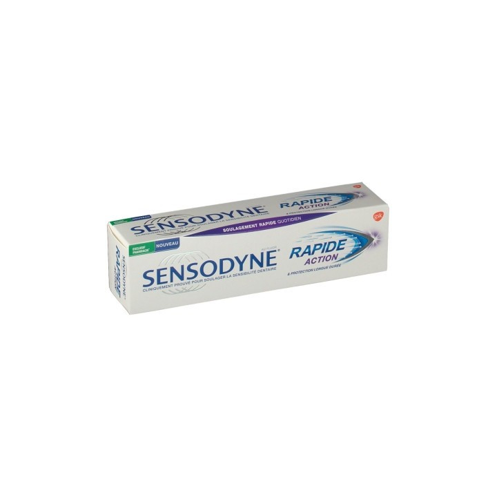 SENSODYNE RAPIDE ACTION LOT DE 2 DE 75 ML 