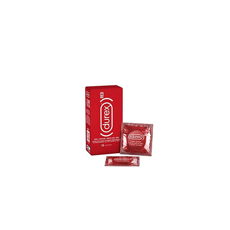 DUREX RED 12 PRESERVATIFS FINS DUREX RED 12 PRESERVATIFS FINS