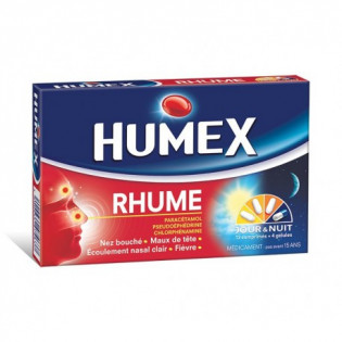 HUMEX COLD DAY AND NIGHT 12 TABLETS DAY AND 4 GELULES NIGHT