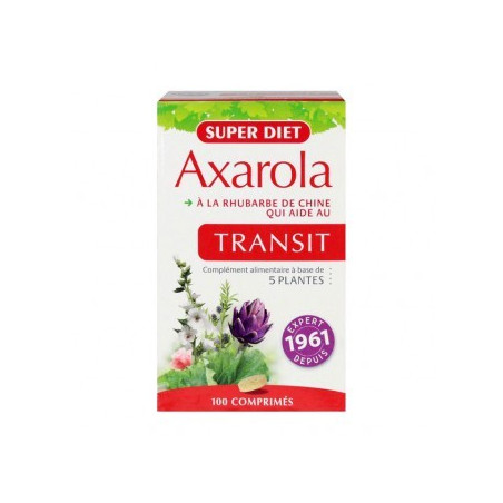 AXAROLA TRANSIT WITH CHINESE RHUBARB 100 TABLETS