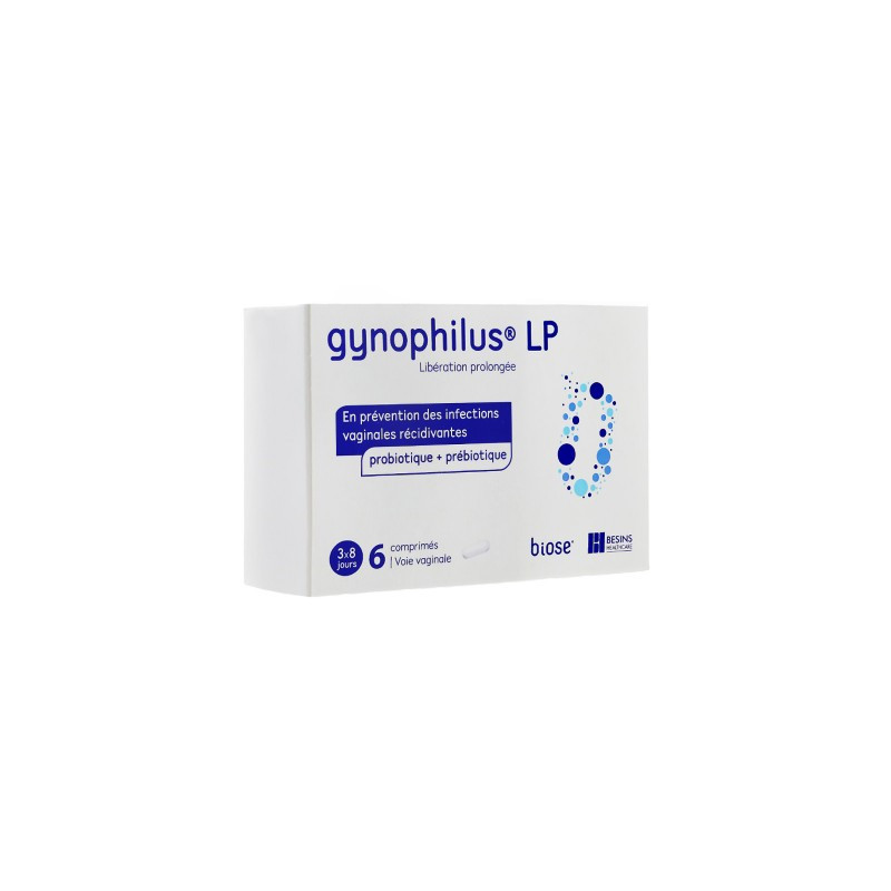 GYNOPHILUS LP 6 COMPRIMES VAGINAUX GYNOPHILUS LP 6 COMPRIMES VAGINAUX