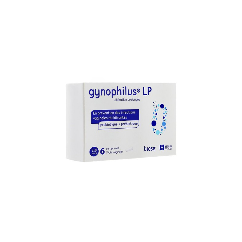 GYNOPHILUS LP 6 COMPRIMES VAGINAUX