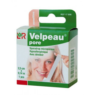 VELPEAU SPRADRAP MICROPOREUX 2.5CM X 9.14 M