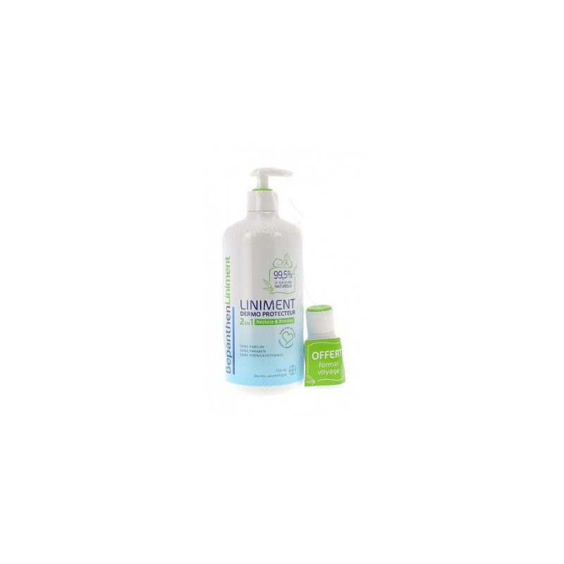BEPANTHEN LINIMENT DERMO PROTECTEUR 2 EN 1 400ML+FORMAT VOYAGE 50ML OFFERT BEPANTHEN LINIMENT DERMO PROTECTEUR 2 EN 1 400ML+FORMAT VOYAGE 50ML OFFERT
