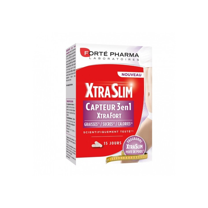 FORTE PHARMA XTRASLIM 3 IN 1 SENSOR XTRA FORT 15 DAYS