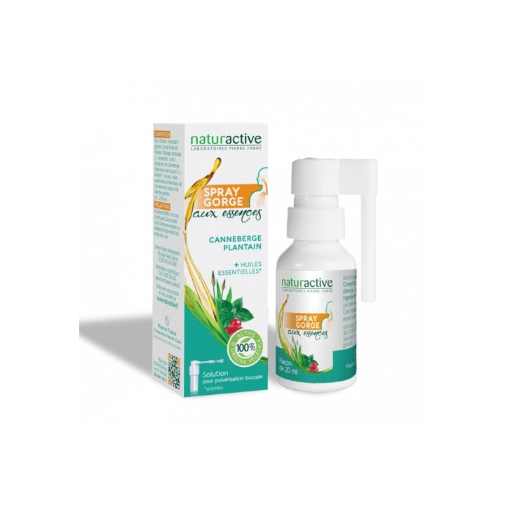 NATURACTIVE SPRAY GORGE AUX ESSENCES 20ML
