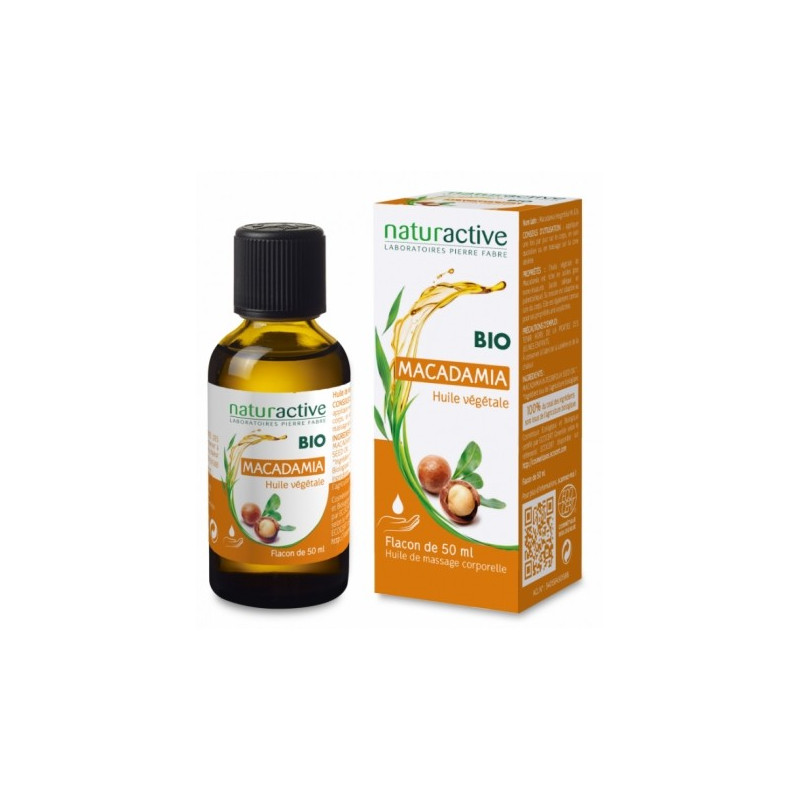 NATURACTIVE HUILE DE MACADAMIA BIO 50ML