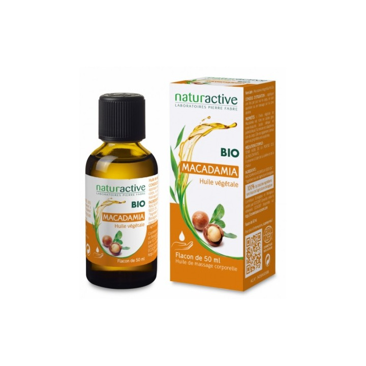NATURACTIVE HUILE DE MACADAMIA BIO 50ML