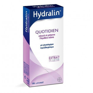 Hydralin Apaisa Soin intime quotidien Solution au Lotus. Flacon 400ML