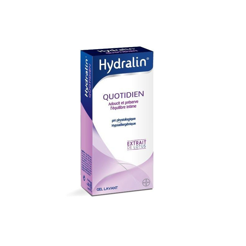 Hydralin Apaisa Soin intime quotidien Solution au Lotus. Flacon 400ML