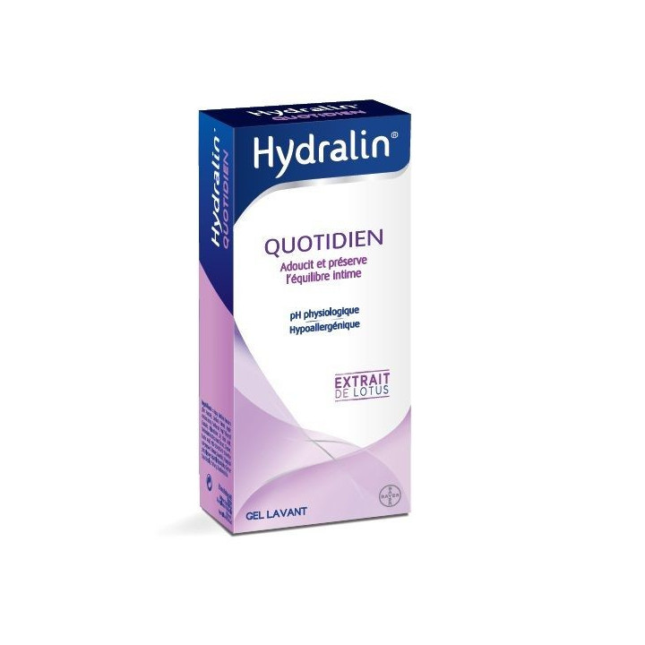 Hydralin Apaisa Soin intime quotidien Solution au Lotus. Flacon 400ML