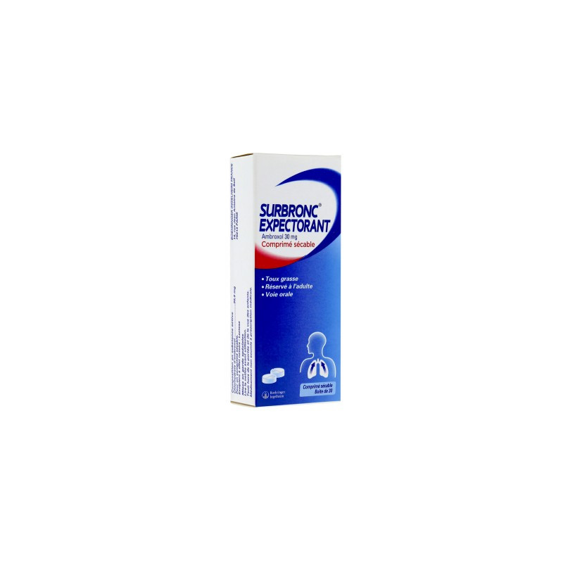 SURBRONC EXPECTORANT 30 DRY TABLETS 