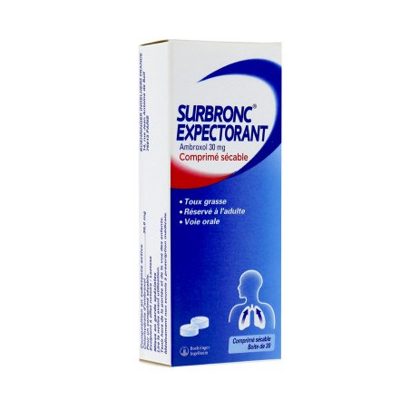 SURBRONC EXPECTORANT 30 COMPRIMES SECABLES 