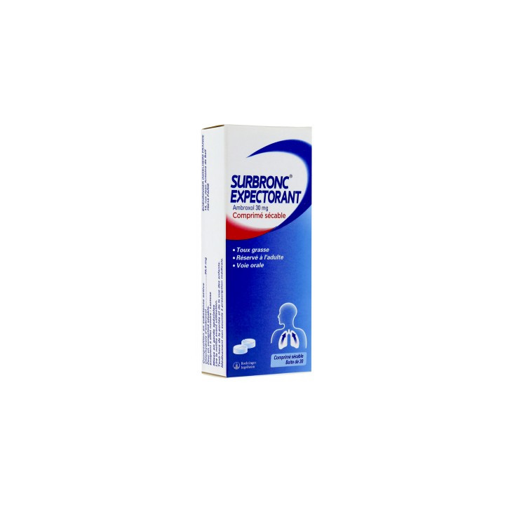 SURBRONC EXPECTORANT 30 COMPRIMES SECABLES 