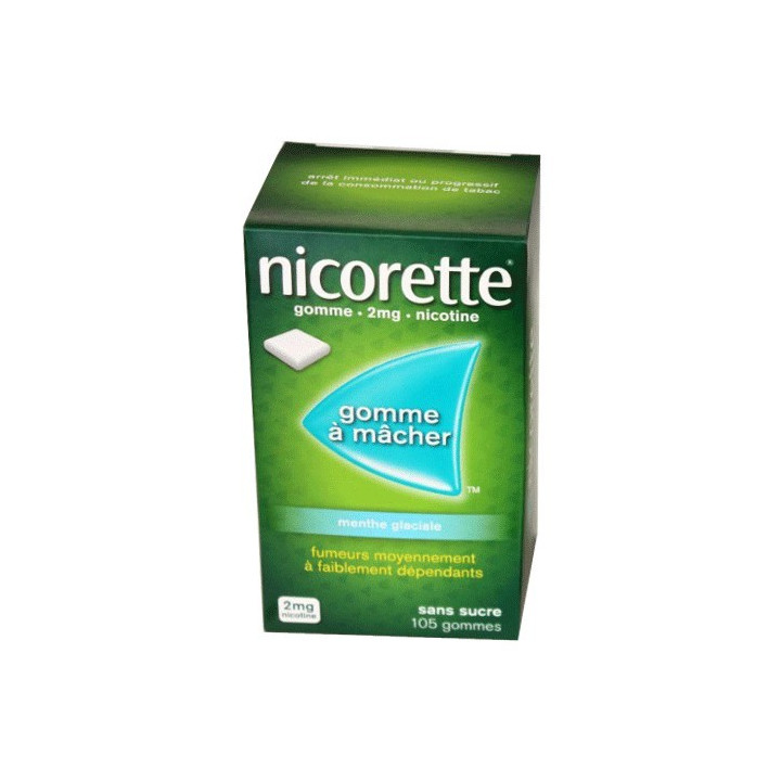 NICORETTE 4MG CLASSIQUE SANS SUCRE 105 GOMMES 