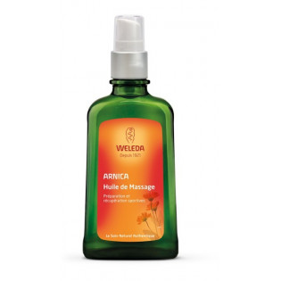 WELEDA Arnica Massage Oil. SPECIAL OFFER Bottle 200ml + Arnica Shower Gel Tube 200ml FREE