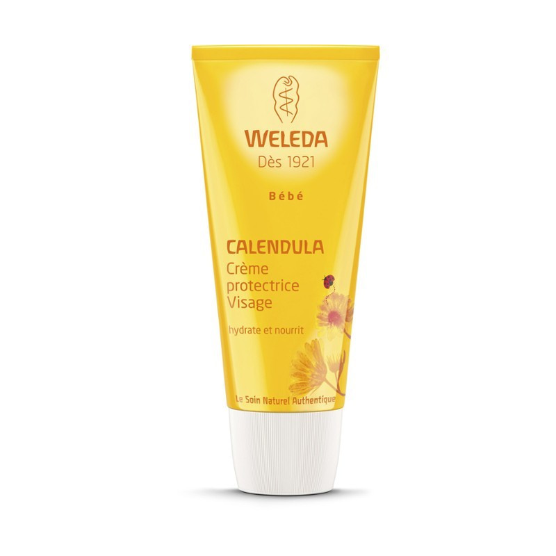 WELEDA Crème protectrice Visage au Calendula. Tube 75ml