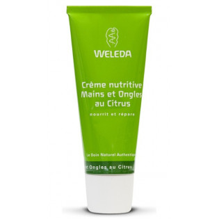 WELEDA Crème nutritive Mains et Ongles au Citrus. Tube 50ml